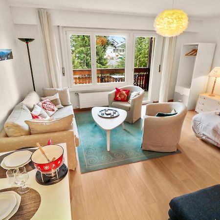 Studio Chaleureux Et Paisible Crans-Montana Luaran gambar